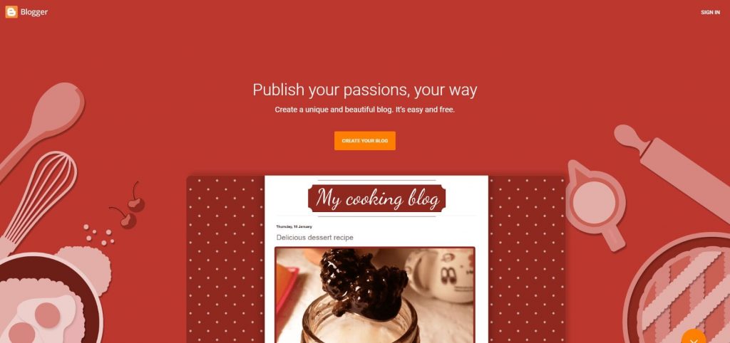 blogger blogging platform