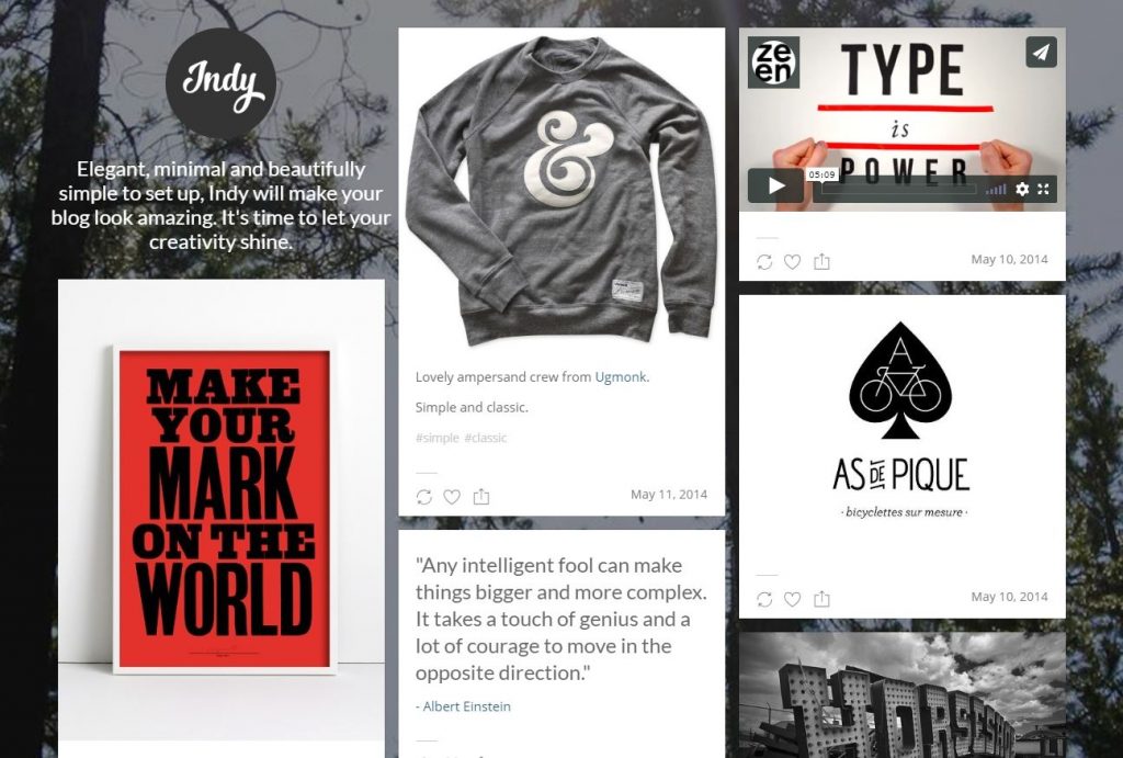 Tumblr Free Blog Theme