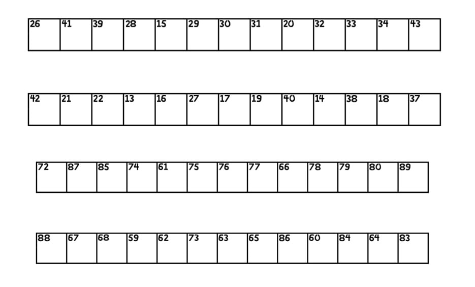 CROSSWORD - Best Number Fonts