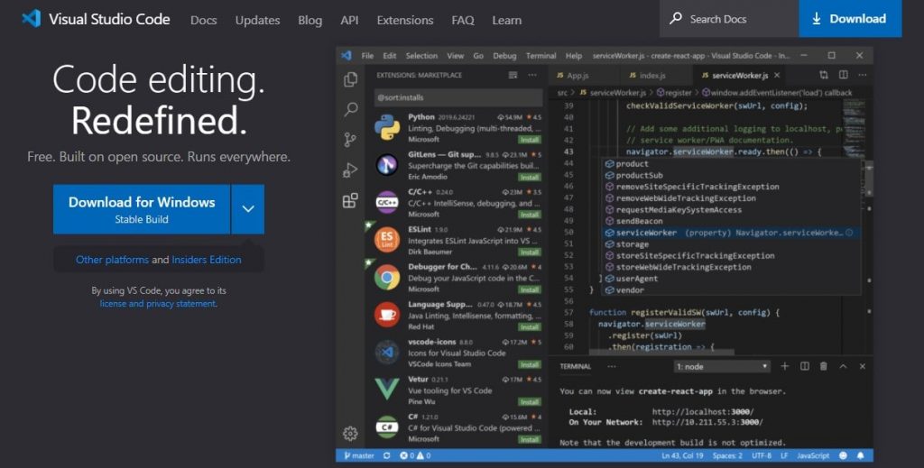 Best JavaScript IDE and Code Editors