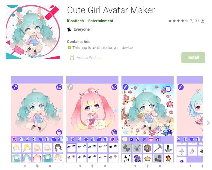 Character Creator app