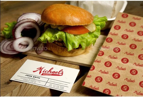 Mockup Burger PSD Templates