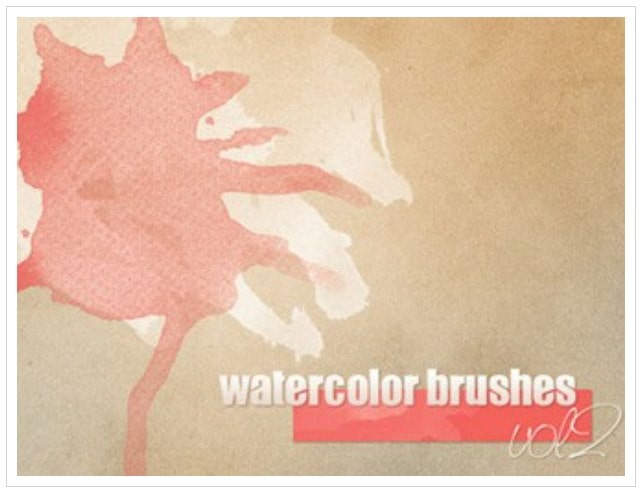 Free Photoshop Watercolor Brushes